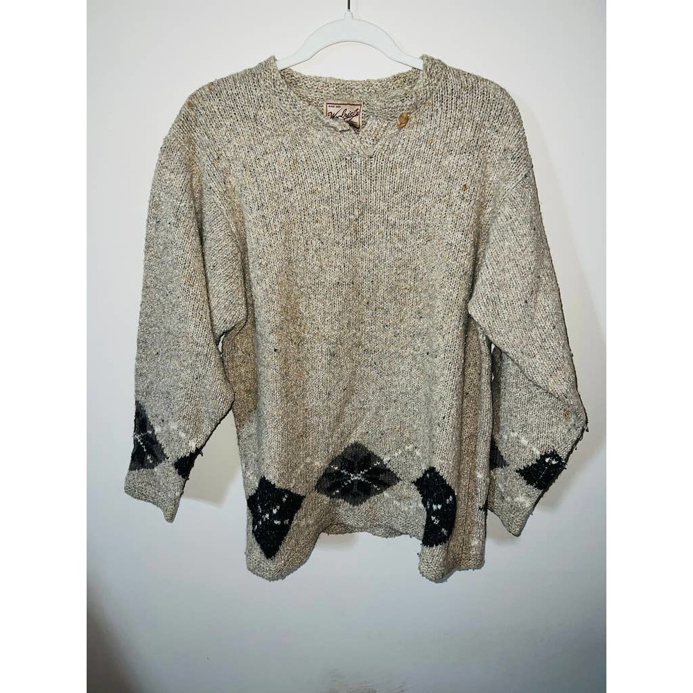 Woolrich Cream Patterned Sweater